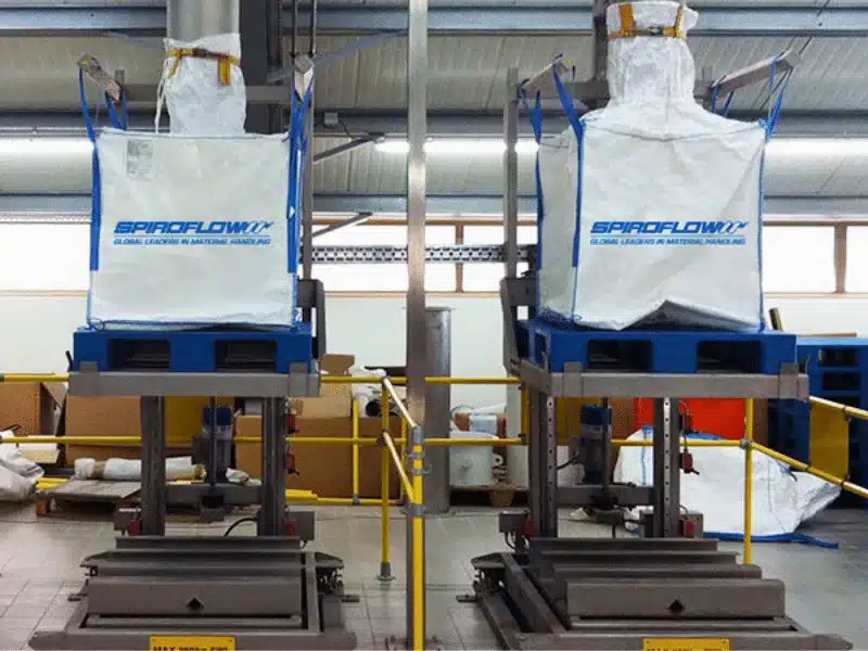 AEROFLOWfx bulk bag FIBC discharging and unloading stations